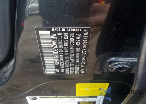 2017 Porsche Macan from USA, damaged, VIN WP1AA2A50HLB01670